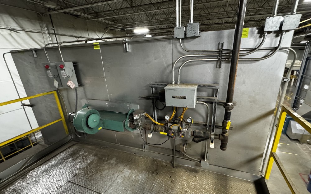 On-site gas-fired oven