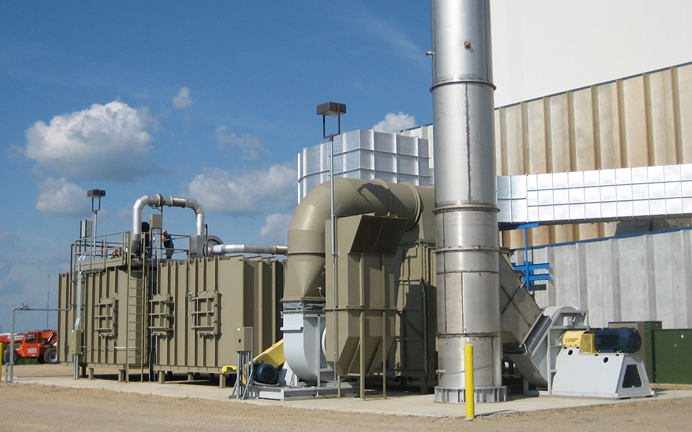 Thermal Oxidizer on-site